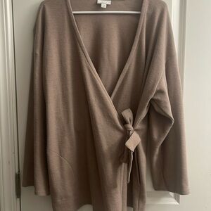 Pure Jill wrap sweater -